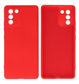 Samsung Galaxy S10 Lite Hoesje Fashion Backcover Telefoonhoesje Rood