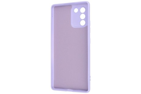 BAOHU Fashion Backcover Telefoonhoesje - Color Hoesje - Geschikt voor Samsung Galaxy S10 Lite - Paars