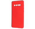 Fashion Backcover Telefoonhoesje - Color Hoesje - Geschikt voor Samsung Galaxy S10 Plus - Rood