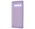 BAOHU Fashion Backcover Telefoonhoesje - Color Hoesje - Geschikt voor Samsung Galaxy S10 Plus - Paars