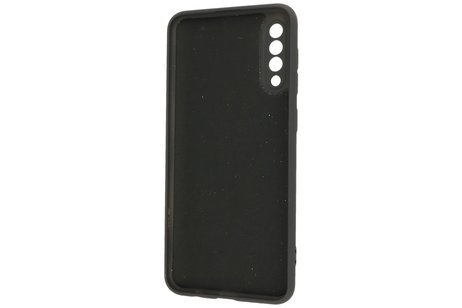 Fashion Backcover Telefoonhoesje - Color Hoesje - Geschikt voor Samsung Galaxy A50/s - Zwart