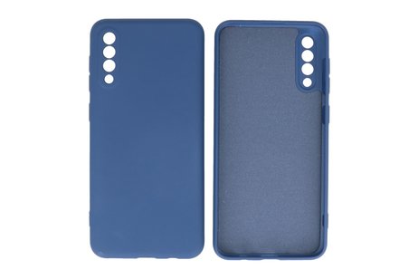 Fashion Backcover Telefoonhoesje - Color Hoesje - Geschikt voor Samsung Galaxy A50/s - Navy