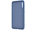 Fashion Backcover Telefoonhoesje - Color Hoesje - Geschikt voor Samsung Galaxy A50/s - Navy