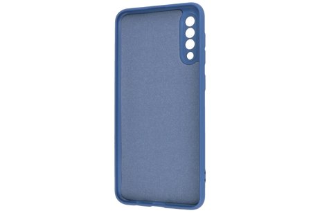 Fashion Backcover Telefoonhoesje - Color Hoesje - Geschikt voor Samsung Galaxy A50/s - Navy