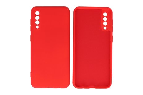 Fashion Backcover Telefoonhoesje - Color Hoesje - Geschikt voor Samsung Galaxy A50/s - Rood