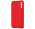 Fashion Backcover Telefoonhoesje - Color Hoesje - Geschikt voor Samsung Galaxy A50/s - Rood