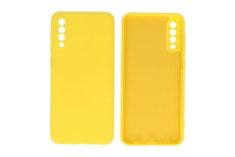 BAOHU Fashion Backcover Telefoonhoesje - Color Hoesje - Geschikt voor Samsung Galaxy A50/s - Geel