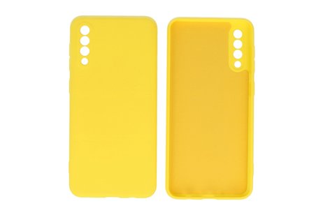 Fashion Backcover Telefoonhoesje - Color Hoesje - Geschikt voor Samsung Galaxy A50/s - Geel