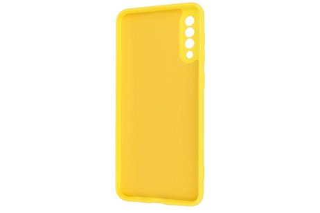 BAOHU Fashion Backcover Telefoonhoesje - Color Hoesje - Geschikt voor Samsung Galaxy A50/s - Geel
