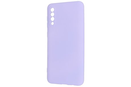 Fashion Backcover Telefoonhoesje - Color Hoesje - Geschikt voor Samsung Galaxy A50/s - Paars