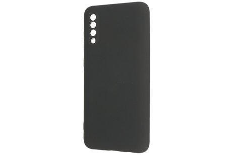 BAOHU Fashion Backcover Telefoonhoesje - Color Hoesje - Geschikt voor Samsung Galaxy A70/s - Zwart
