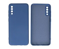 Fashion Backcover Telefoonhoesje - Color Hoesje - Geschikt voor Samsung Galaxy A70/s - Navy