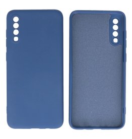 BAOHU Samsung Galaxy A70/s Hoesje Fashion Backcover Telefoonhoesje Navy