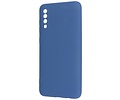BAOHU Fashion Backcover Telefoonhoesje - Color Hoesje - Geschikt voor Samsung Galaxy A70/s - Navy