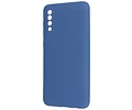 Fashion Backcover Telefoonhoesje - Color Hoesje - Geschikt voor Samsung Galaxy A70/s - Navy