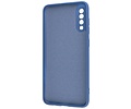 BAOHU Fashion Backcover Telefoonhoesje - Color Hoesje - Geschikt voor Samsung Galaxy A70/s - Navy