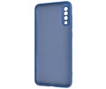 Fashion Backcover Telefoonhoesje - Color Hoesje - Geschikt voor Samsung Galaxy A70/s - Navy