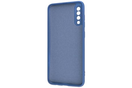 BAOHU Fashion Backcover Telefoonhoesje - Color Hoesje - Geschikt voor Samsung Galaxy A70/s - Navy