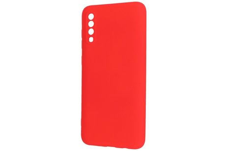 Fashion Backcover Telefoonhoesje - Color Hoesje - Geschikt voor Samsung Galaxy A70/s - Rood