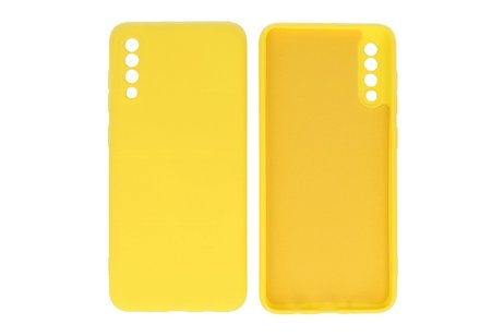 BAOHU Fashion Backcover Telefoonhoesje - Color Hoesje - Geschikt voor Samsung Galaxy A70/s - Geel