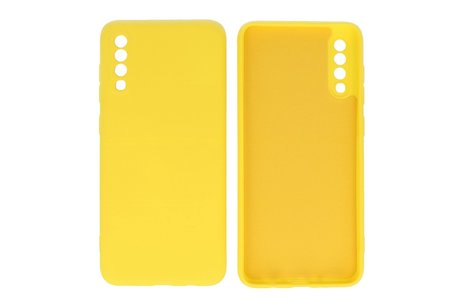 Fashion Backcover Telefoonhoesje - Color Hoesje - Geschikt voor Samsung Galaxy A70/s - Geel