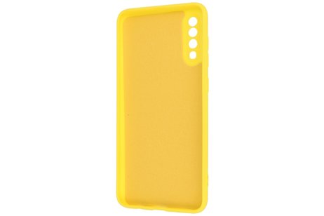 BAOHU Fashion Backcover Telefoonhoesje - Color Hoesje - Geschikt voor Samsung Galaxy A70/s - Geel