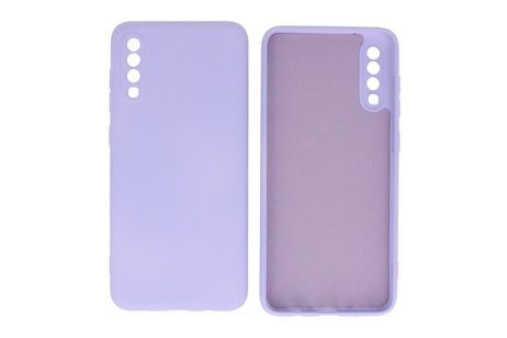 BAOHU Fashion Backcover Telefoonhoesje - Color Hoesje - Geschikt voor Samsung Galaxy A70/s - Paars