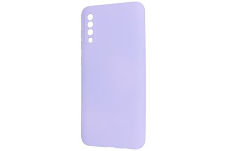 Fashion Backcover Telefoonhoesje - Color Hoesje - Geschikt voor Samsung Galaxy A70/s - Paars