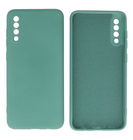 Samsung Galaxy A70/s Hoesje Fashion Backcover Telefoonhoesje Donker Groen