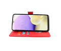 BAOHU Zakelijke Book Case Telefoonhoesje - Portemonnee Hoesje - Geschikt voor de Oppo A57s - A77s - A77 4G - Rood