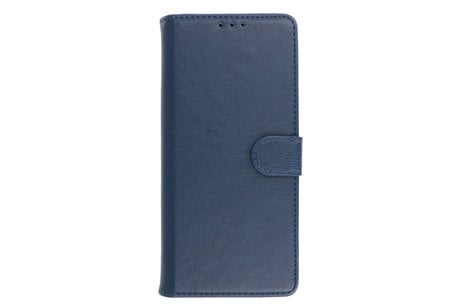 BAOHU Zakelijke Book Case Telefoonhoesje - Portemonnee Hoesje - Geschikt voor de Oppo A96 - Navy