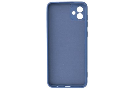 BAOHU Fashion Backcover Telefoonhoesje - Color Hoesje - Geschikt voor de Samsung Galaxy A04e - Navy