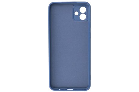 Fashion Backcover Telefoonhoesje - Color Hoesje - Geschikt voor de Samsung Galaxy A04e - Navy