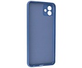 BAOHU Fashion Backcover Telefoonhoesje - Color Hoesje - Geschikt voor de Samsung Galaxy A04e - Navy