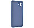 Fashion Backcover Telefoonhoesje - Color Hoesje - Geschikt voor de Samsung Galaxy A04e - Navy