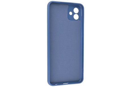 BAOHU Fashion Backcover Telefoonhoesje - Color Hoesje - Geschikt voor de Samsung Galaxy A04e - Navy