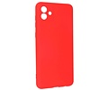 Fashion Backcover Telefoonhoesje - Color Hoesje - Geschikt voor de Samsung Galaxy A04e - Rood