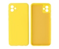 BAOHU Fashion Backcover Telefoonhoesje - Color Hoesje - Geschikt voor de Samsung Galaxy A04e - Geel