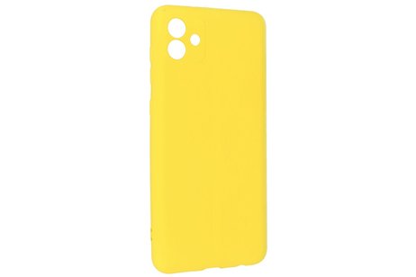 BAOHU Fashion Backcover Telefoonhoesje - Color Hoesje - Geschikt voor de Samsung Galaxy A04e - Geel