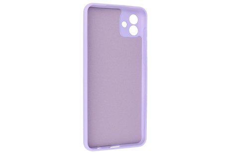 Fashion Backcover Telefoonhoesje - Color Hoesje - Geschikt voor de Samsung Galaxy A04e - Paars