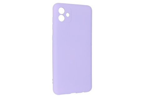 Fashion Backcover Telefoonhoesje - Color Hoesje - Geschikt voor de Samsung Galaxy A04e - Paars