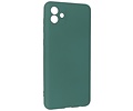 BAOHU Fashion Backcover Telefoonhoesje - Color Hoesje - Geschikt voor de Samsung Galaxy A04e - Donker Groen