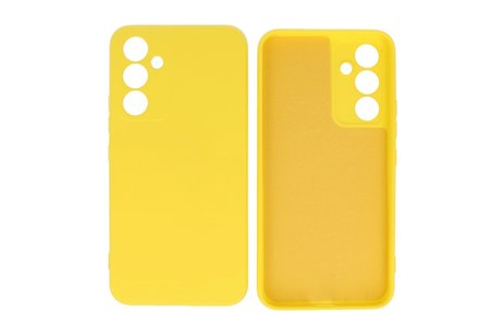 Fashion Backcover Telefoonhoesje - Color Hoesje - Geschikt voor de Samsung Galaxy A34 5G - Geel