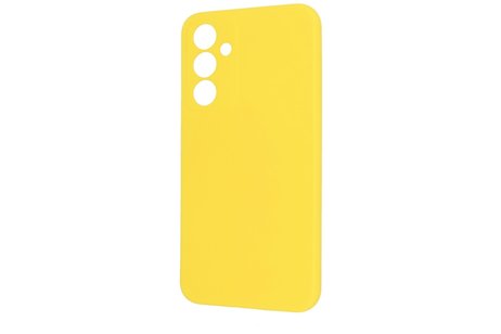 BAOHU Fashion Backcover Telefoonhoesje - Color Hoesje - Geschikt voor de Samsung Galaxy A54 5G - Geel