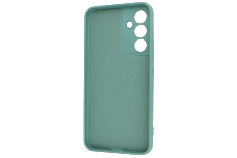 Fashion Backcover Telefoonhoesje - Color Hoesje - Geschikt voor de Samsung Galaxy A54 5G - Donker Groen