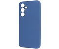 Fashion Backcover Telefoonhoesje - Color Hoesje - Geschikt voor de Samsung Galaxy A14 5G - Navy