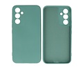 Fashion Backcover Telefoonhoesje - Color Hoesje - Geschikt voor de Samsung Galaxy A14 5G - Donker Groen