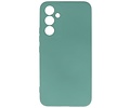 BAOHU Fashion Backcover Telefoonhoesje - Color Hoesje - Geschikt voor de Samsung Galaxy A14 5G - Donker Groen