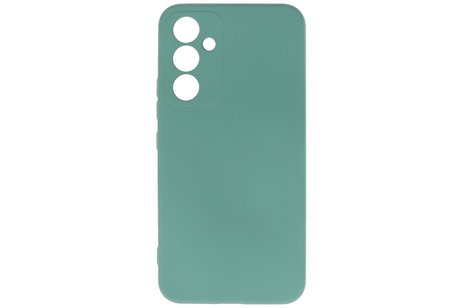BAOHU Fashion Backcover Telefoonhoesje - Color Hoesje - Geschikt voor de Samsung Galaxy A14 5G - Donker Groen