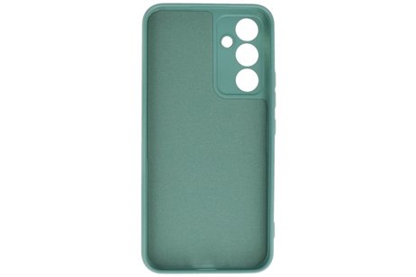 Fashion Backcover Telefoonhoesje - Color Hoesje - Geschikt voor de Samsung Galaxy A14 5G - Donker Groen